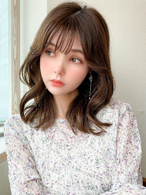 美髪/髪質改善/韓国/切りっぱなしボブ/フェイスレイヤー