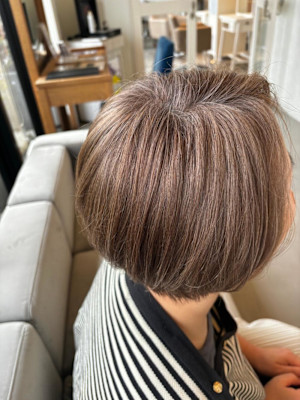 白髪ぼかし/脱白髪染め/40代/50代