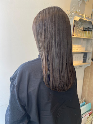 ROMA銀座★2024夏ロング！透明感グレージュエアリー！