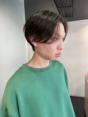 【ハクラ】シースルーマッシュ センターパート