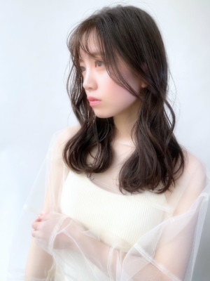 透明感♪綺麗めミディアムスタイル