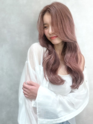 韓国風レイヤーウェーブスタイル