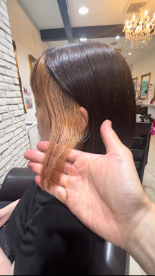 インナーベージュ♪【インナーカラー　髪質改善】