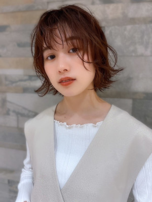 人気♪ゆるふわ可愛いナチュラルボブ