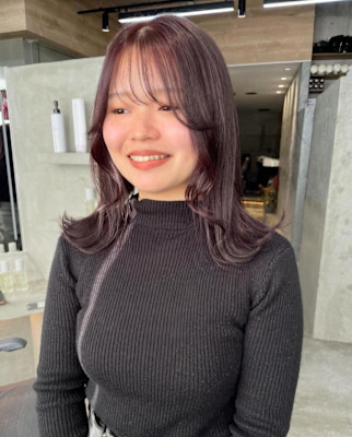 ピンクラベンダー×フェイスレイヤー