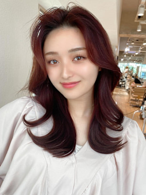 美髪/髪質改善/韓国/エアリーロング/ナチュラルレイヤー