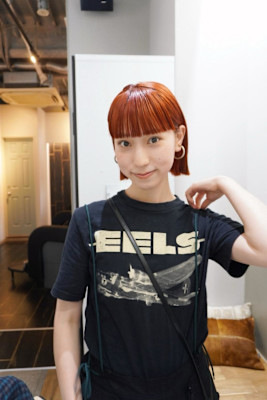 オレンジ　ボブ