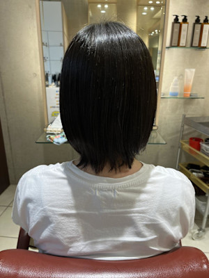 髪質改善ストレート