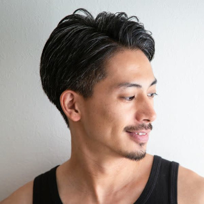 スポーツマン風ツーブロック