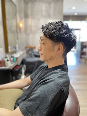 王道ツーブロックショート