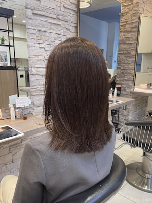 ふんわりレイヤー/柔らかいベージュカラー