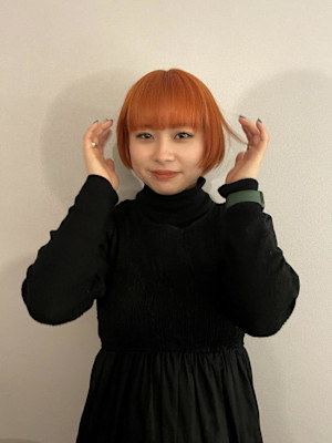 ハイトーンカラー　オレンジカラー　キツネカラー　ブリーチ