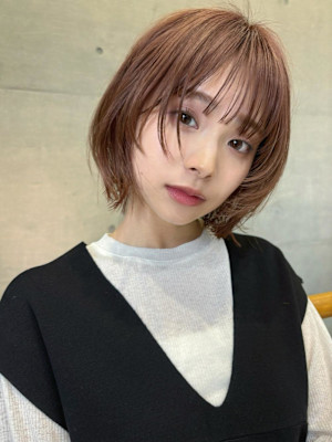 レイヤーショートボブ