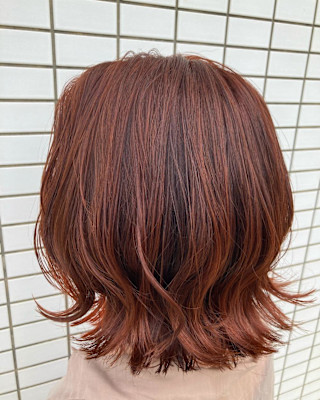 《cropes辻堂 阿部》高発色暖色系オレンジカラー