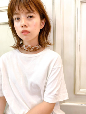 【SeeK NEXT立川】レイヤーボブ/ベージュカラー