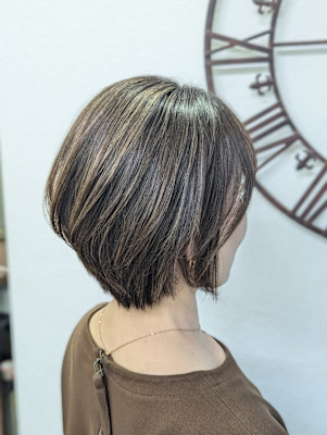 縮毛矯正×髪質改善×カラー