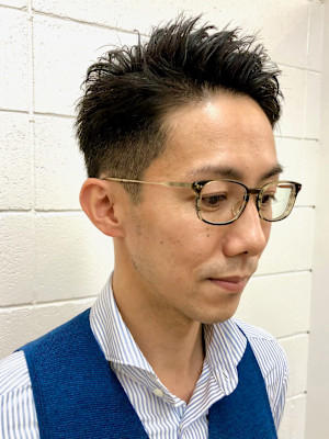 30代40代50代大人メンズビジネスショートカット髪型