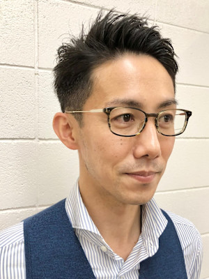 30代40代50代大人メンズビジネスショートカット髪型