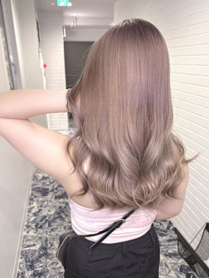 ピンクパープルベージュ