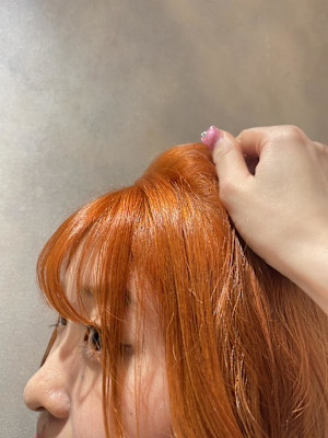 オレンジカラー/暖色カラー/ハイトーンカラー/石川町美容室