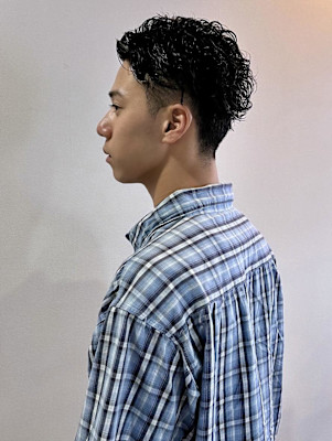 【老沼優希】丸みパーマの爽やかスタイル