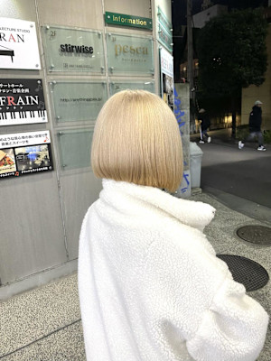 デザインカラー/レイヤーカット/ウェットヘア