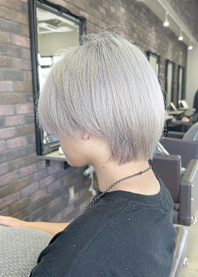 【pignon】メンズハイトーン　ウルフカット