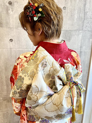 成人式-着付け-