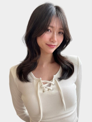 20代30代大人可愛い小顔デジタルパーマナチュラル毛先パーマ