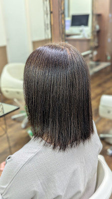 縮毛矯正×髪質改善