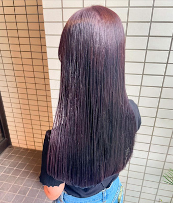 ロングヘア/ラベンダーブラウン
