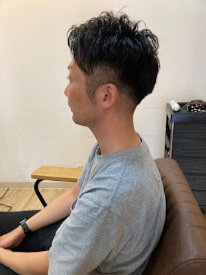 お客様髪質改善データ1296（刈り過ぎないショート）