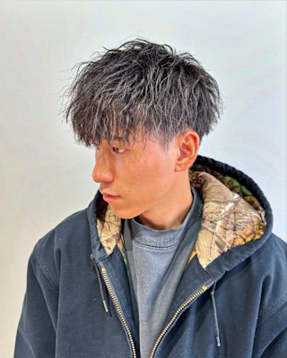 横浜メンズパーマツイストパーマツイストスパイラルマッシュヘア