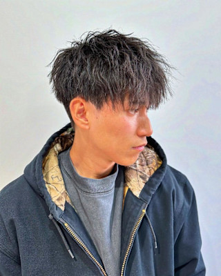 横浜メンズマッシュパーマツイストスパイラルパーマツイストヘア