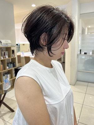 涼しげシフォンショート