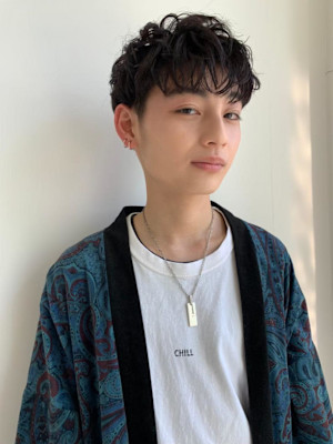 【daichi】#マッシュ#シャドウパーマ#メンズカット