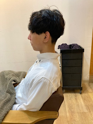 お客様髪質改善データ1298（軽すぎないマッシュ）