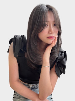 ダークブラウンザクザクレイヤー