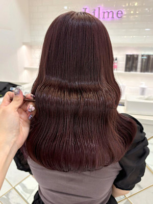 ブリーチなしで出来るピンクラベンダー＊まゆ