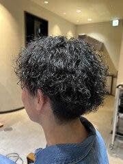 癖毛波巻きスパイラル