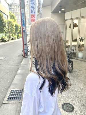 デザインカラー/レイヤーカット/ウェットヘア