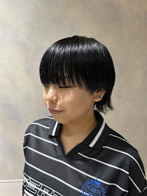 レディースにもおすすめメンズマッシュウルフ