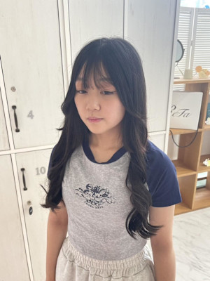 シールエクステ／長さ出しエクステ／韓国ヘア／オルチャンヘア