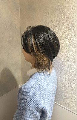 ウルフカット/くびれウルフ/インナーカラー