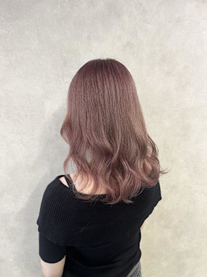 miu　人気なピンクベージュカラー