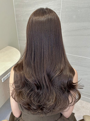 魅惑倍増カール/透明感カラー/ミルクティーブラウン