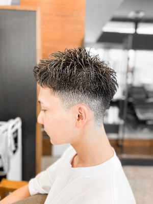 【IRIE HAIR赤坂】アップバングショート×刈り上げ