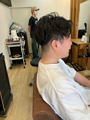 お客様髪質改善データ1293（メンズマッシュ）