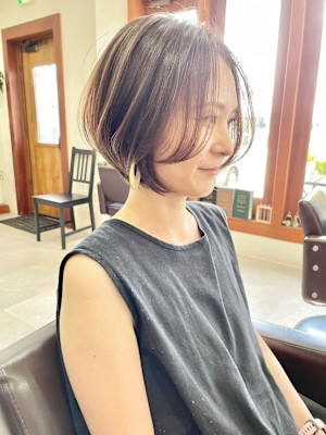 ふんわり定番ショートボブ/20代30代40代