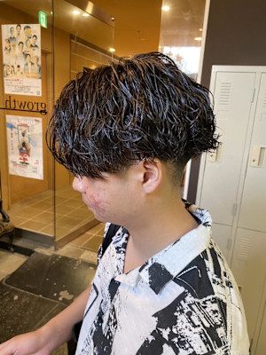 カット、波巻き